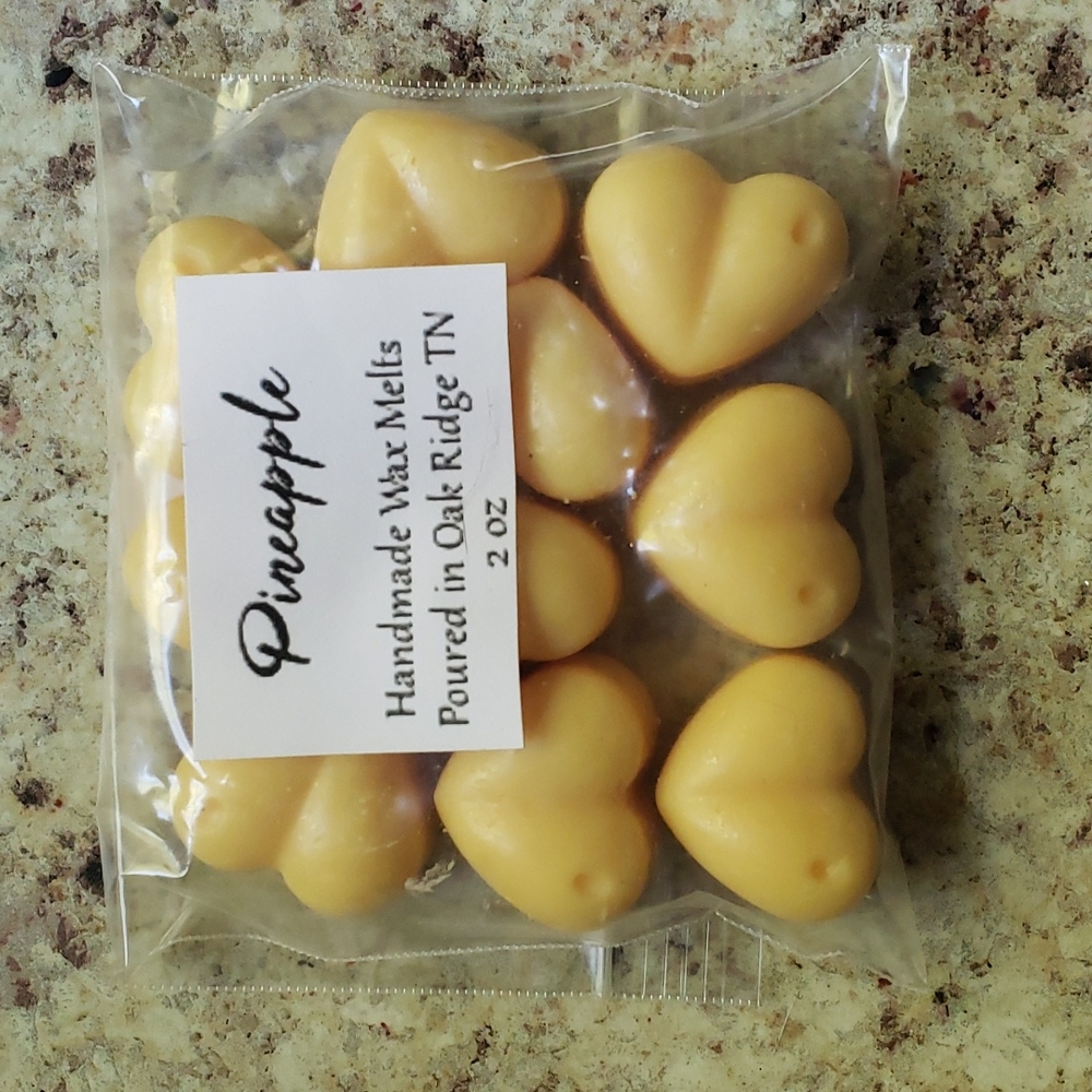 Pineapple Wax Melts 10 Hearts